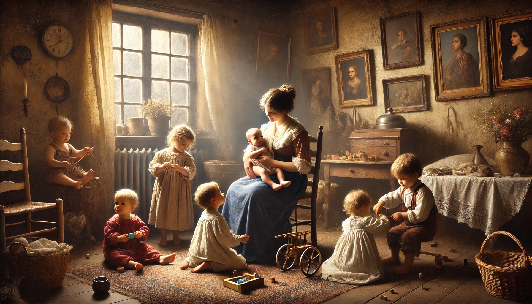 DALLE_2024-10-12_160013_-_Create_a_high-quality_19th-century_style_painting_in_landscape_orientation_depicting_a_warm_rustic_interior_scene_The_composition_includes_a_mother.jpg